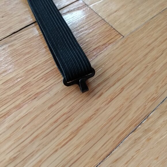 Vintage Velvet Bowtie Dark Blue Butterfly Bow Tie Men's Formal Wear Retro AS IS - Picture 6 of 12